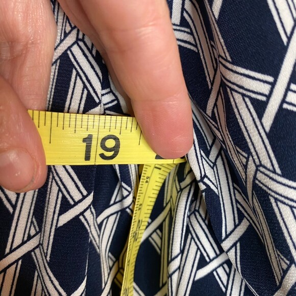 Laundry By Shelli Segal Full Button Front Short Sleeve Dress Size 12 - Picture 10 of 10